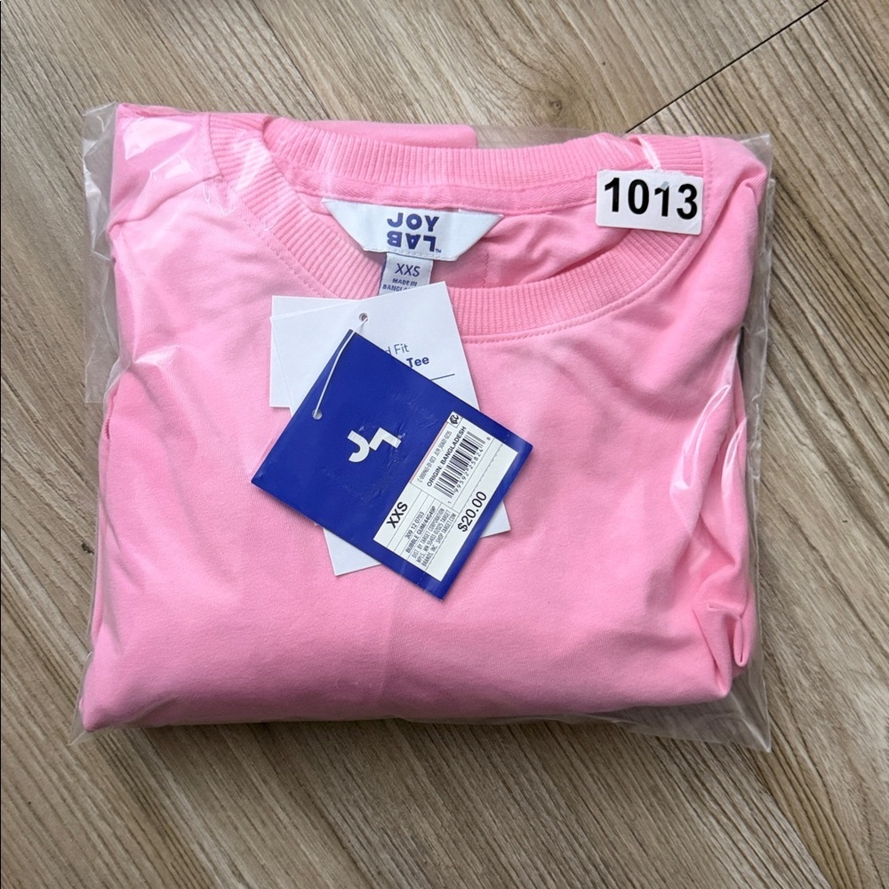 JoyLab Women's Washed Jersey Long Sleeve Top, All Sizes - Light Pink - Picture 10 of 13